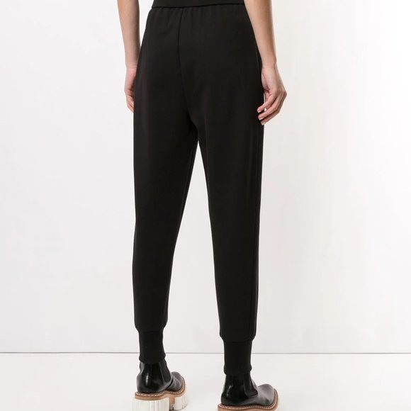 NWT 3.1 Phillip Lim black cotton track pants/joggers with bow tie belt, S - Picture 3 of 3